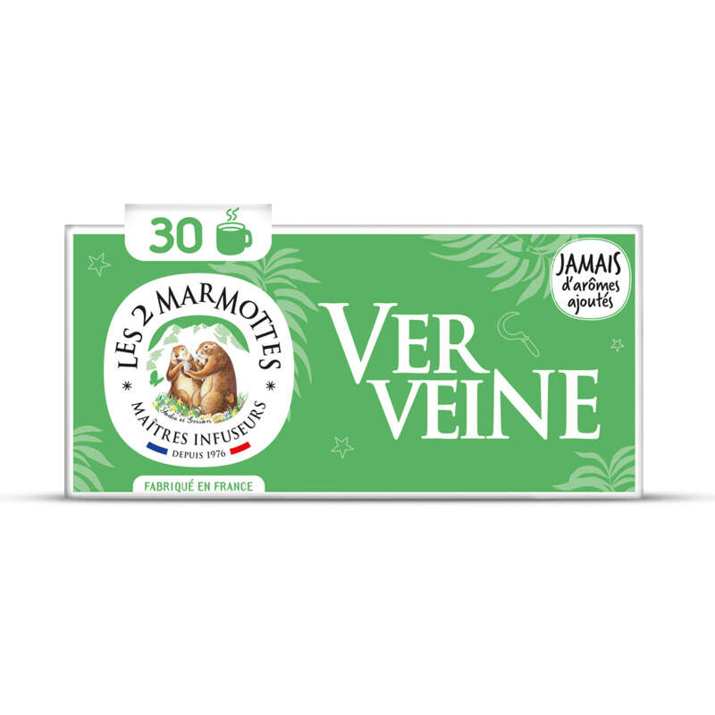 Les 2 Marmottes Infusion Verveine 30 Sachets