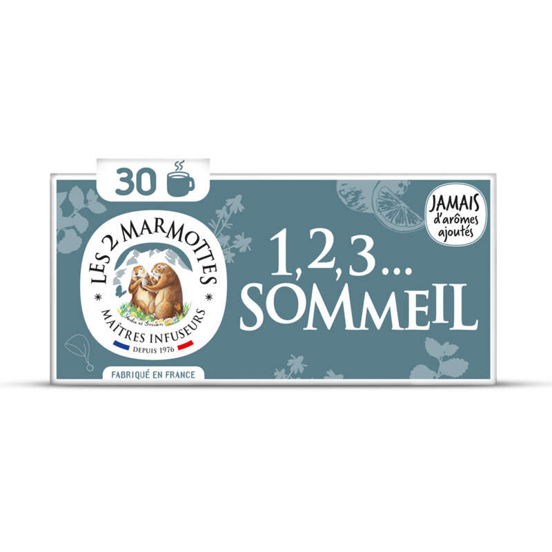Les 2 Marmottes Infusion 1,2,3 Sommeil x30 36g Les 2 Marmottes Infusion 1,2,3 Sommeil x30 36g