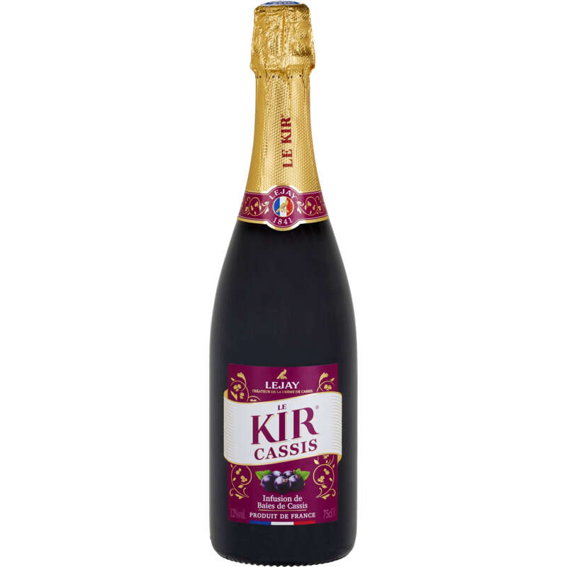 Le Kir (R) Royal Vin Mousseux Aromatisé Aux Baies De Cassis 75cl Le Kir (R) Royal Vin Mousseux Aromatisé Aux Baies De Cassis 75cl