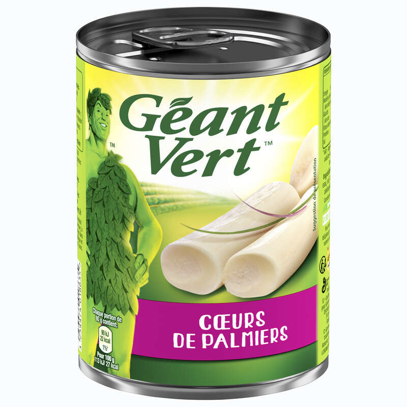 Géant Vert Cœurs De Palmiers 220g Géant Vert Cœurs De Palmiers 220g