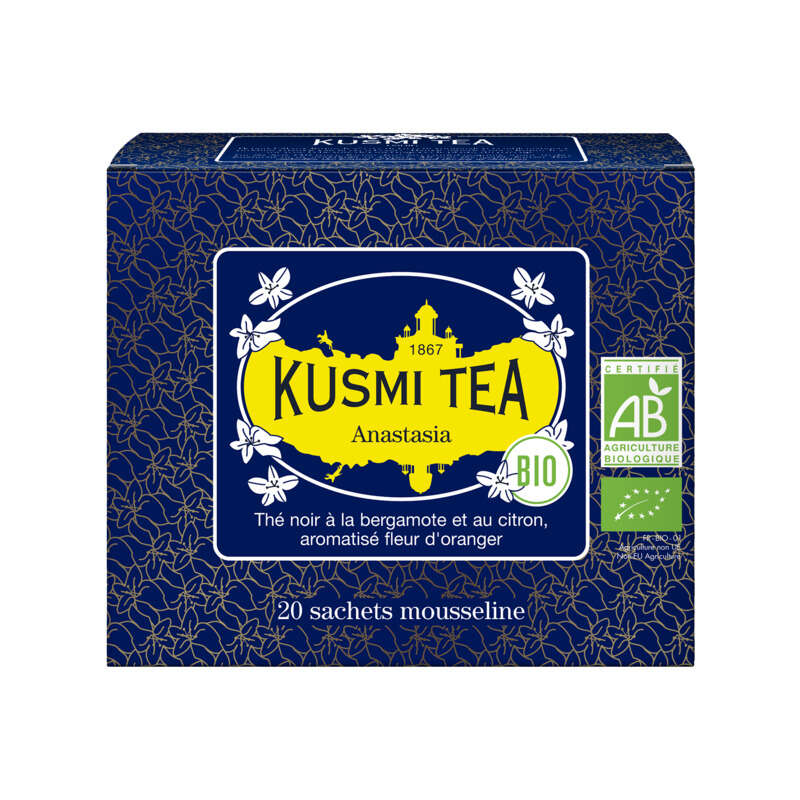 Kusmi Tea Thé Anastasia Bio Sachets x20 40g Kusmi Tea Thé Anastasia Bio Sachets x20 40g