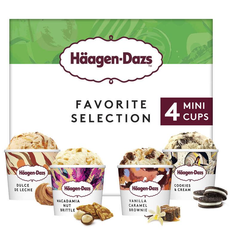 Haagen Dazs Minipot Favorite Selection 318g Haagen Dazs Minipot Favorite Selection 318g