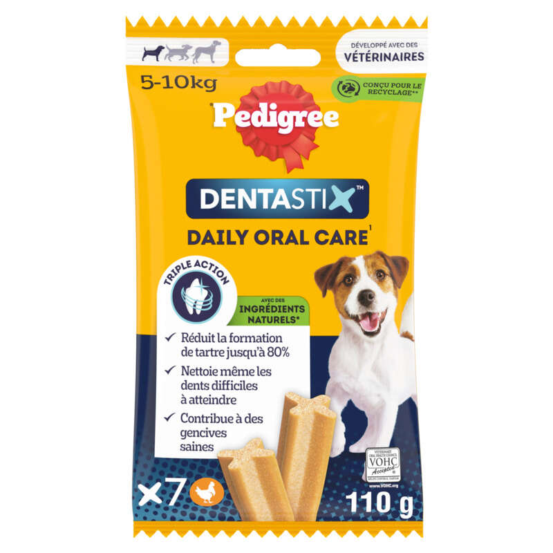 Pedigree Dentastix Bâtonnets pour petit chien 110g Pedigree Dentastix Bâtonnets pour petit chien 110g