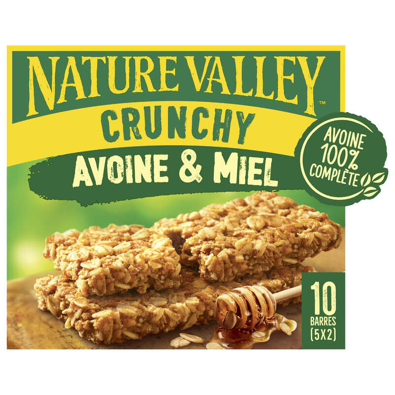 Nature Valley Barre De Céréales Crunchy Avoine & Miel 5X42G Nature Valley Barre De Céréales Crunchy Avoine & Miel 5X42G