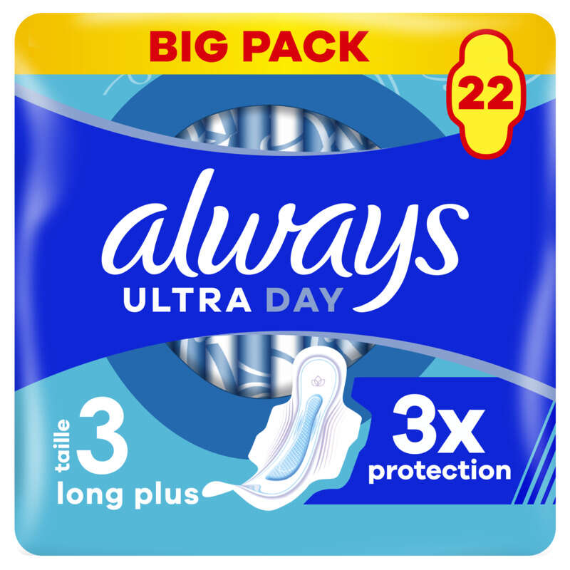 Always Ultra Serviettes day & night taille 3 ailettes x22 serviettes Always ultra serviettes day & night taille 3 ailettes x22 serviettes