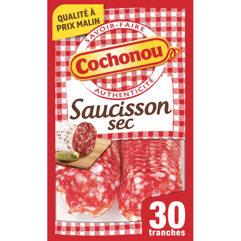 Cochonou Saucisson Sec 30 Tranches Fines 93g