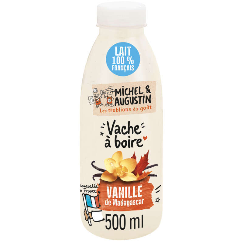 Michel & Augustin Vache À Boire Vanille Érable 500ml Michel Et Augustin Vache À Boire Vanille Érable 500ml