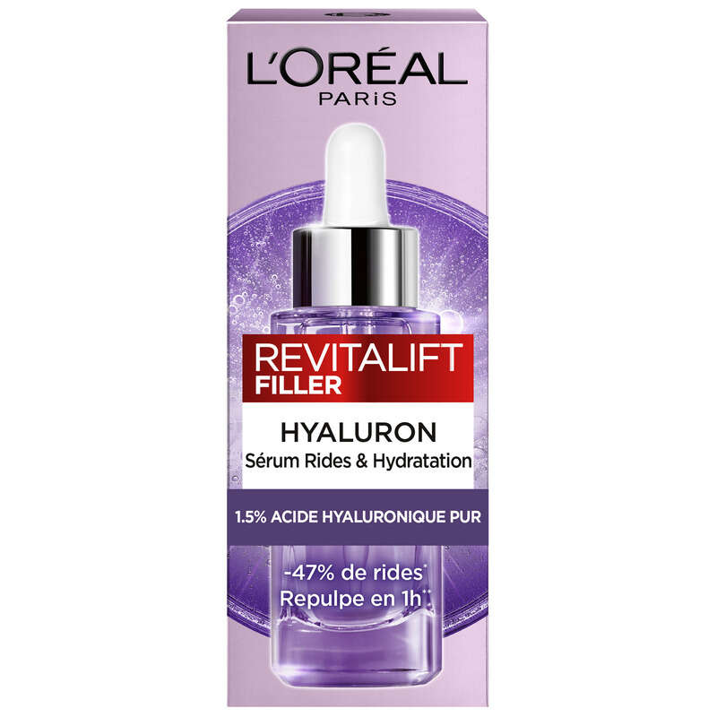 L'Oréal Paris Revitalift Filler Sérum Anti-Rides Acide Hyaluronique 30ml L'Oréal Paris Revitalift Filler Sérum Anti-Rides Acide Hyaluronique 30ml