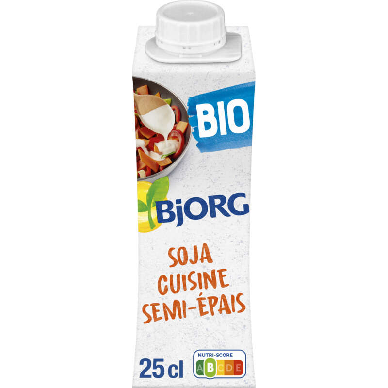 Bjorg Soja cuisine semi épais Bio 25cl Bjorg Soja cuisine semi epais bio 25cl