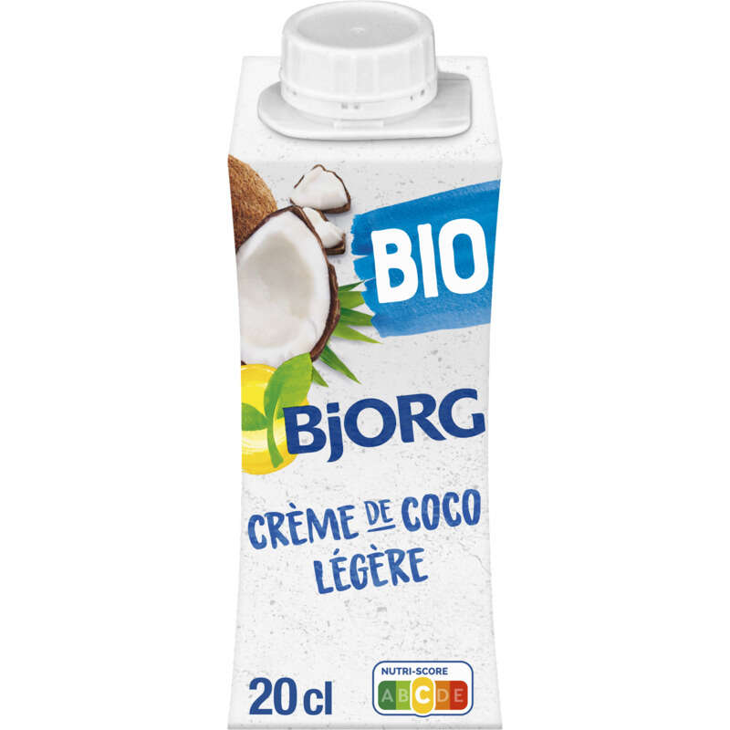Bjorg Crème de coco légère Bio 200ml Bjorg Crème de coco légère Bio 200ml