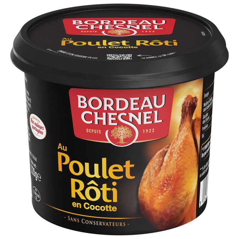 Bordeau Chesnel Spécialité Charcutière Au Poulet Rôti En Cocotte 220g Bordeau Chesnel Spécialité Charcutière Au Poulet Rôti En Cocotte 220g