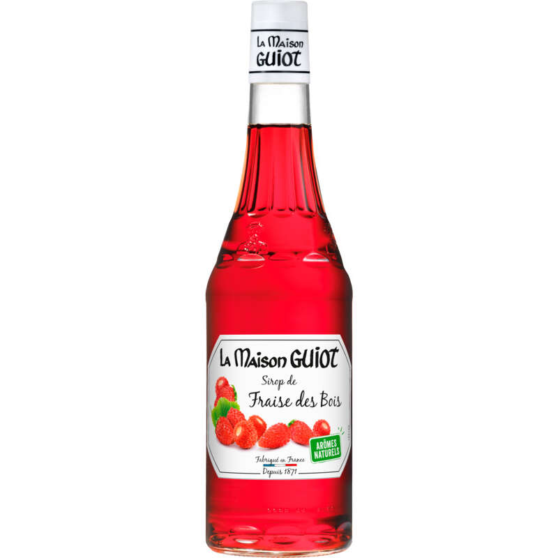 La Maison Guiot Sirop Fraise Des Bois 70cl La Maison Guiot Sirop Fraise Des Bois 70cl