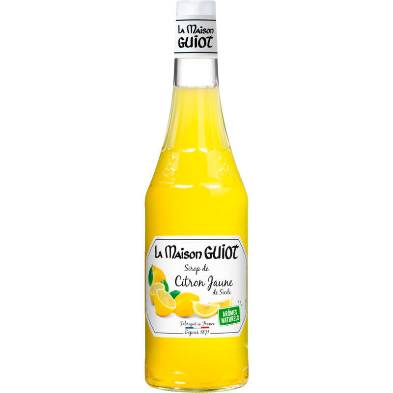 La Maison Guiot Sirop Citron Jaune De Sicile 70cl La Maison Guiot Sirop Citron Jaune De Sicile 70cl