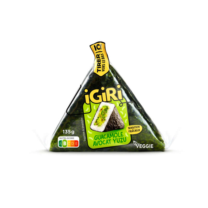 So'Nigiri Onigri Avocat Guacamole Au Yuzu 135g So'Nigiri Onigri Avocat Guacamole Au Yuzu 135g