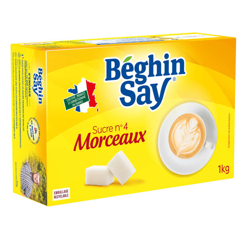 Béghin Say Sucre N°4 En Morceaux 1Kg Béghin Say Sucre N°4 En Morceaux 1Kg