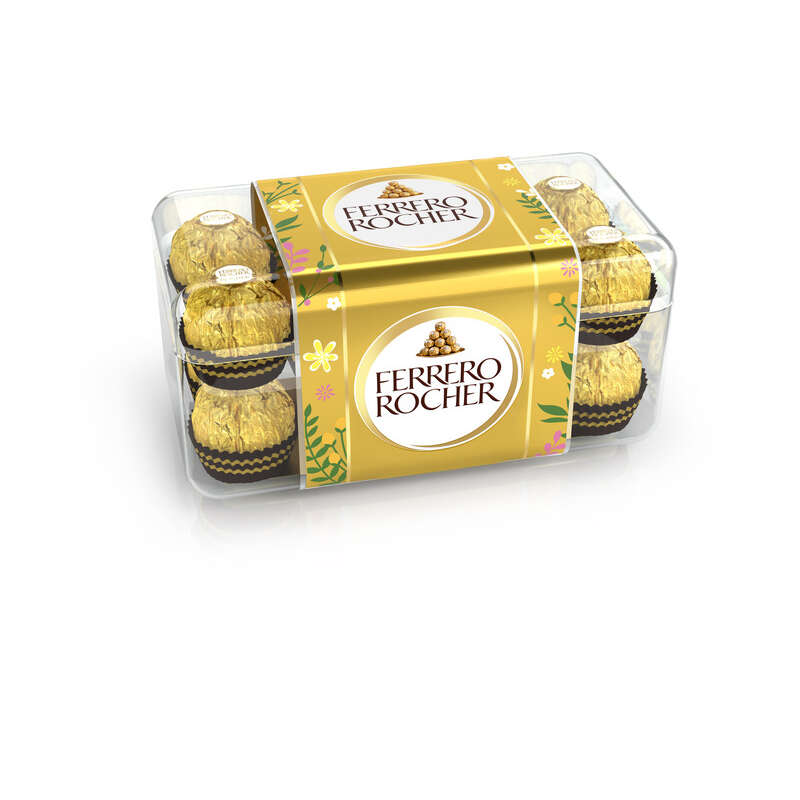 Ferrero Rocher Chocolat Noisettes x16 Pièces 200g Ferrero Rocher Chocolat Noisettes x16 Pièces 200g
