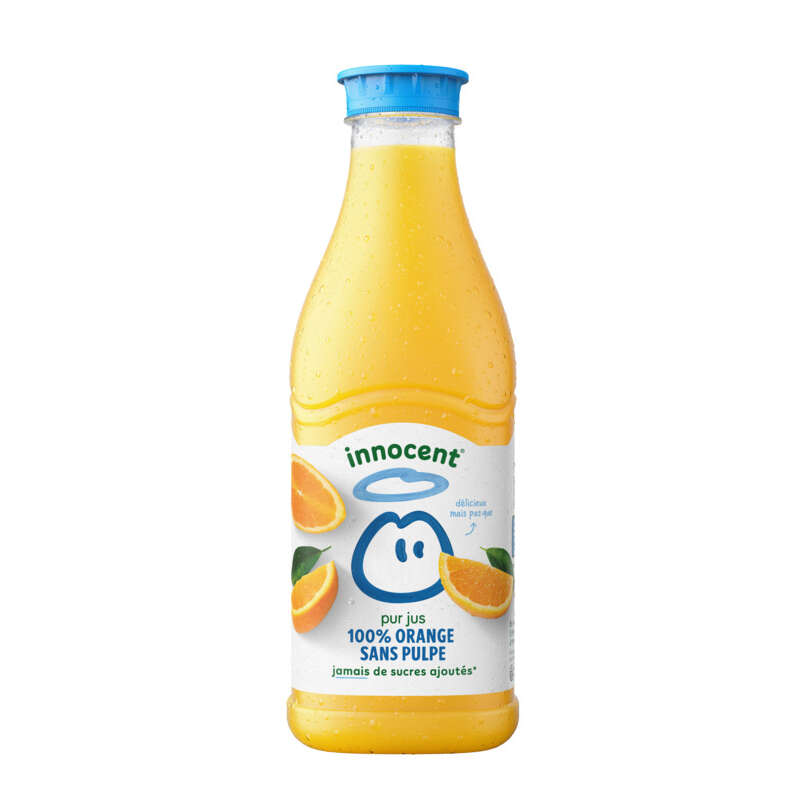 Innocent Jus d'Orange sans pulpe le pot de 900ml Innocent Jus d'Orange sans pulpe le pot de 900ml