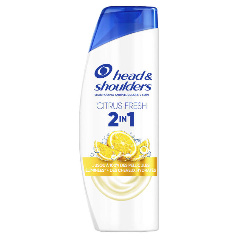 Head & Shoulders 2en1 citrus fresh Shampoing antipelliculaire 300ml Head & Shoulders 2en1 citrus fresh Shampoing antipelliculaire 300ml