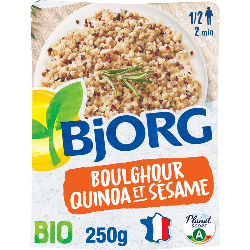 Bjorg Boulghour, Quinoa Et Sésame, Bio 250g Bjorg Boulghour, Quinoa Et Sésame, Bio 250g