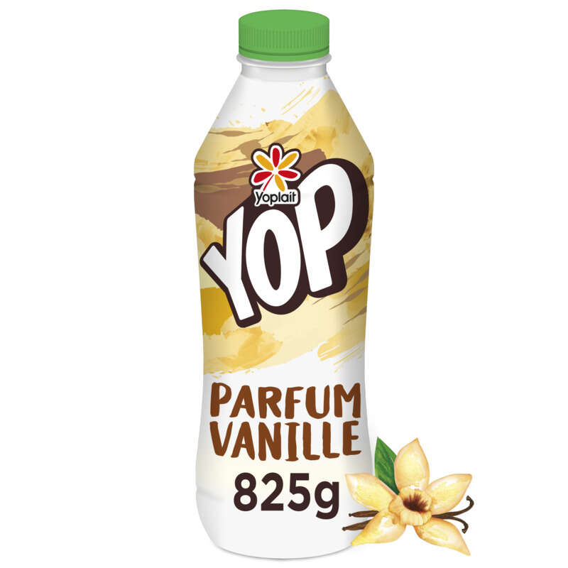 Yoplait Yop Yaourt à Boire Parfum Vanille Bouteille 825g