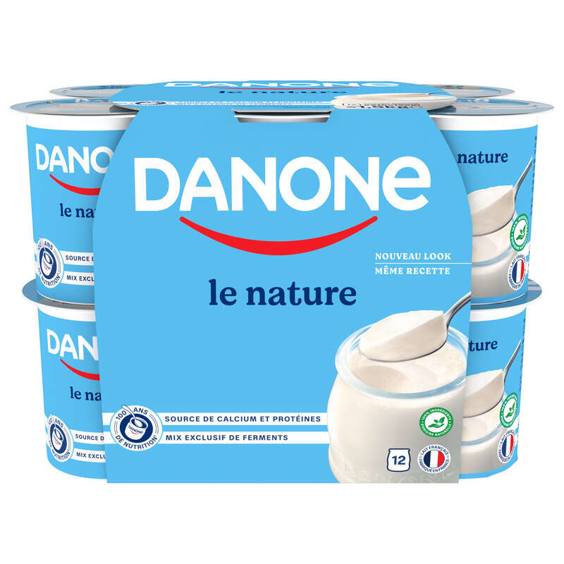 Danone Yaourt Nature 12x125g Danone Yaourt Nature 12x125g