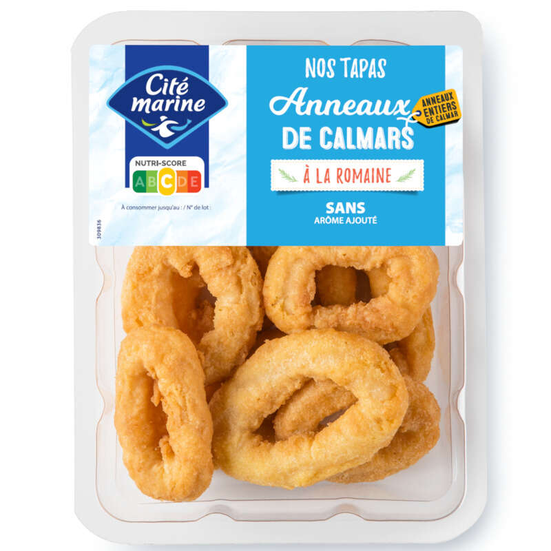 Cité Marine Anneaux de Calamars à la Romaine 180g Cité Marine Anneaux de Calamars à la Romaine 180g