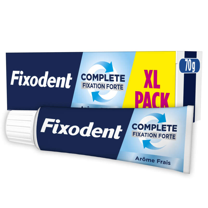 Fixodent Crème Adhésive Pour Prothèses Complete Fraîcheur 70ml Fixodent Crème Adhésive Pour Prothèses Complete Fraîcheur 70ml
