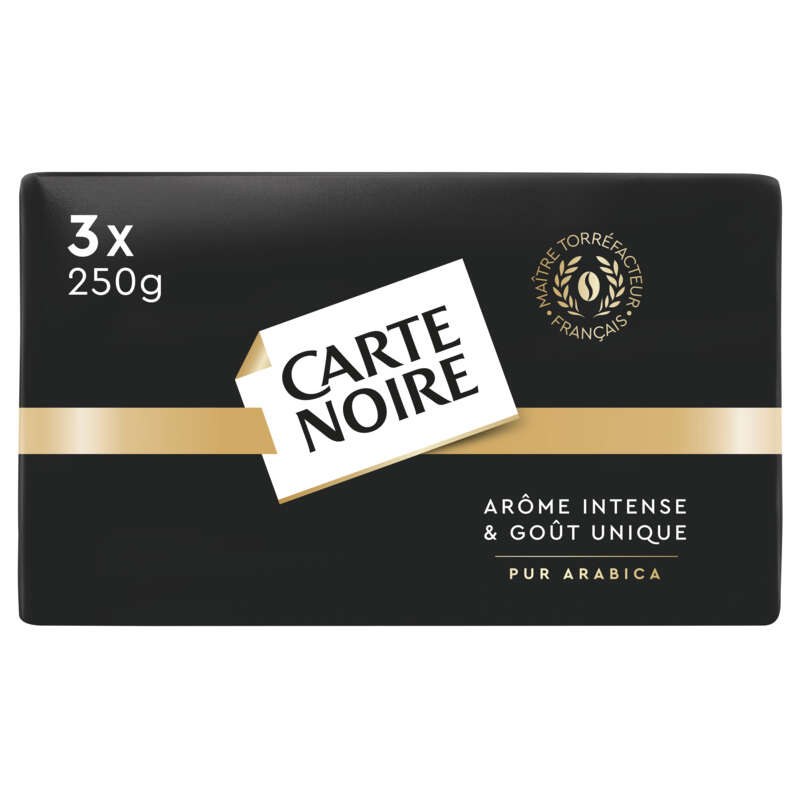Carte Noire Café Moulu Arôme Intense 3x250g Carte Noire Café Moulu Arôme Intense 3x250g