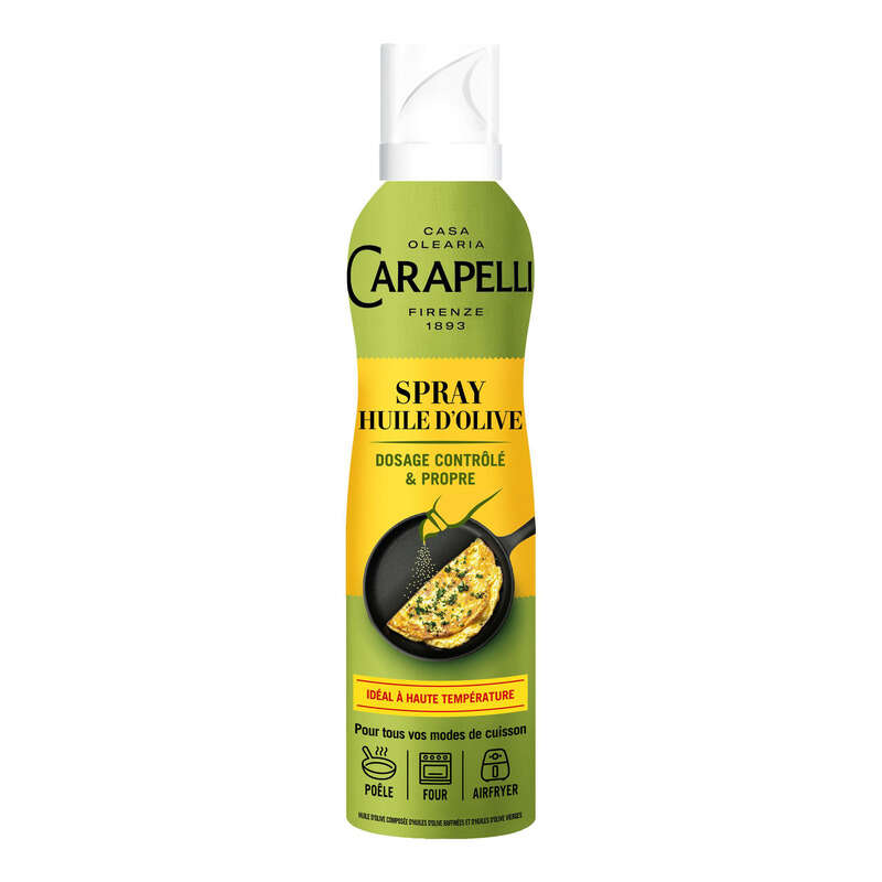 Carapelli Spray Huile d'Olive pour Cuisson 20cl Carapelli Spray Huile d'Olive pour Cuisson 20cl
