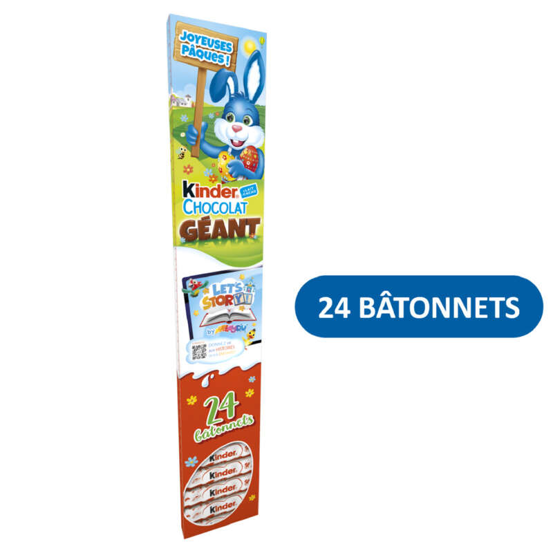 Kinder barre chocolatées géant 300g