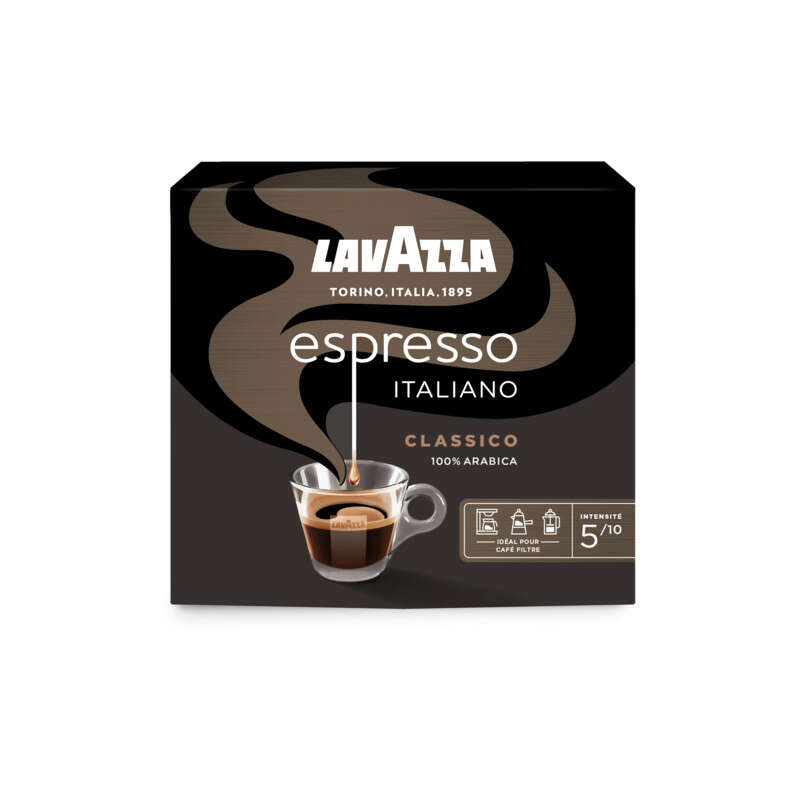 Lavazza Café Moulu L'Espresso Italiano 100% Arabica 2x250g Lavazza Café Moulu L'Espresso Italiano 100% Arabica 2x250g