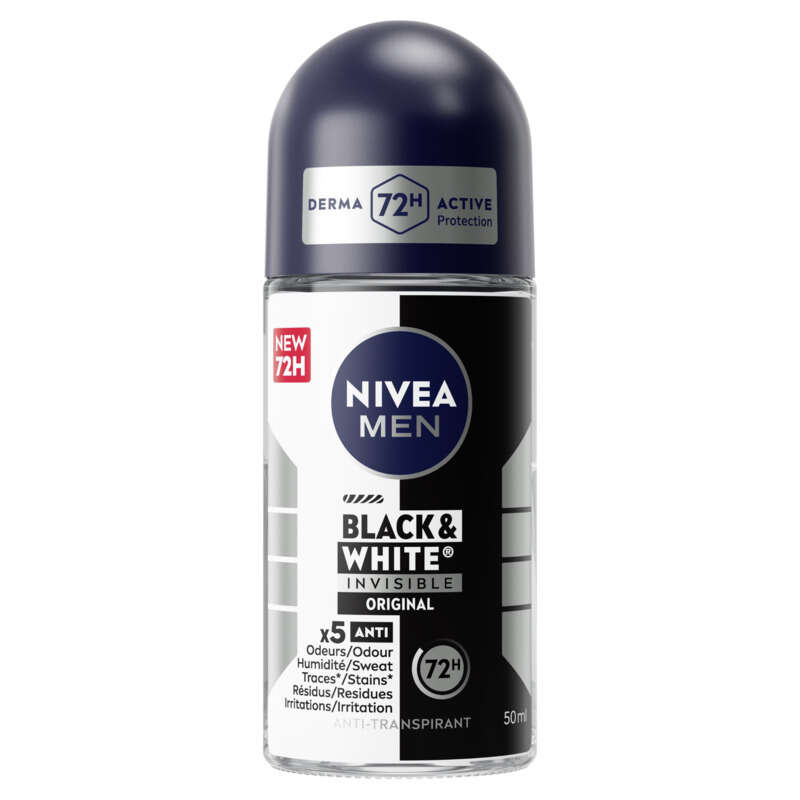 Nivea Men Déodorant Bille Black And White 50ml Nivea Men Déodorant Bille Black And White 50ml