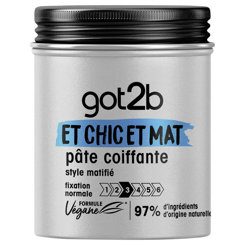 got2b Pâte Coiffante Cheveux Et Chic Et Mat 100ml got2b Pâte Coiffante Cheveux Et Chic Et Mat 100ml