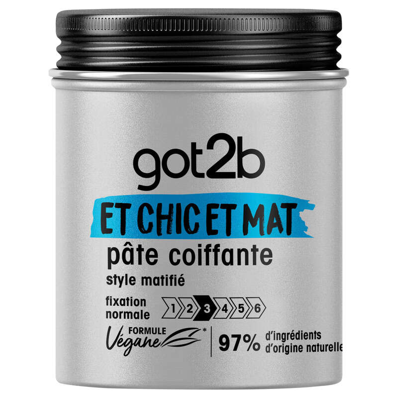 got2b Pâte Coiffante Cheveux Et Chic Et Mat 100ml