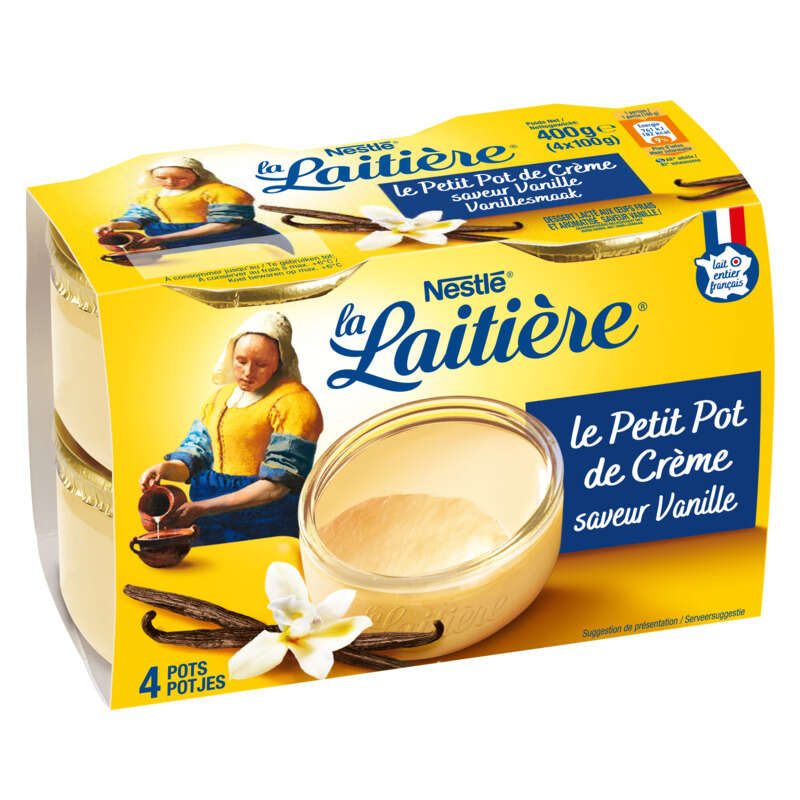 La Laitière Crème Dessert vanille 4x100g La Laitière Crème Dessert vanille 4x100g
