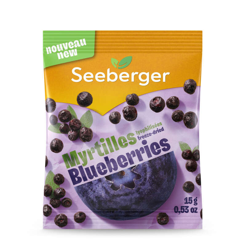 Seeberger Myrtilles lyophilisées 15g Seeberger Myrtilles lyophilisées 15g