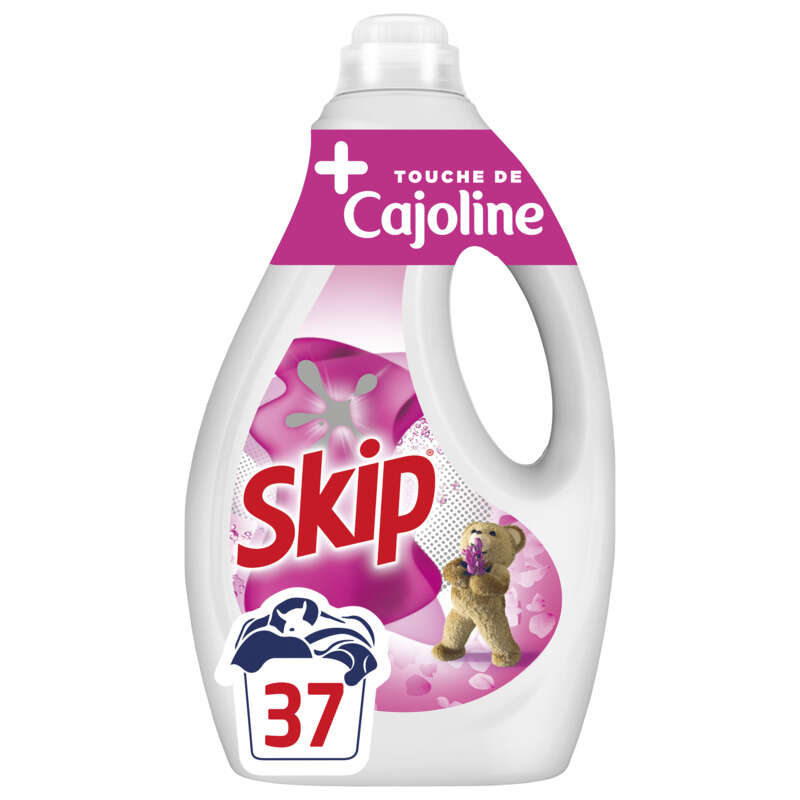 Skip Lessive Liquide Touche de Cajoline *37 Lavages 1,55L Skip Lessive Liquide Touche de Cajoline *37 Lavages 1,55L