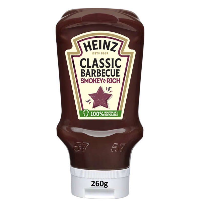 Heinz Sauce Barbecue Classic Flacon Souple 260g Heinz Sauce Barbecue Classic Flacon Souple 260g