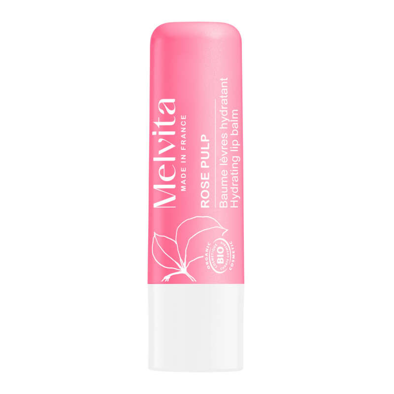 Melvita Rose baume Lèvres Hydra 4,5g Melvita Rose baume Lèvres Hydra 4,5g