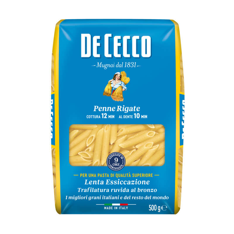 De cecco Penne rigate n°41 500g De cecco Penne rigate n°41 500g