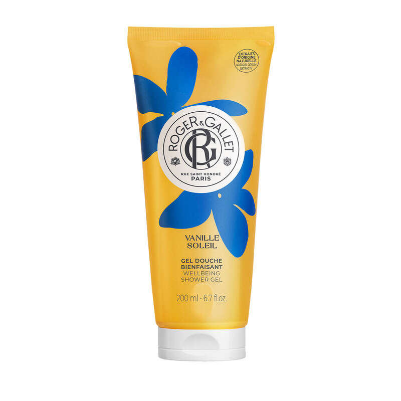 Roger & Gallet Gel Douche Bienfaisant Vanille soleil 200ml Roger & Gallet Gel Douche Bienfaisant Vanille soleil 200ml
