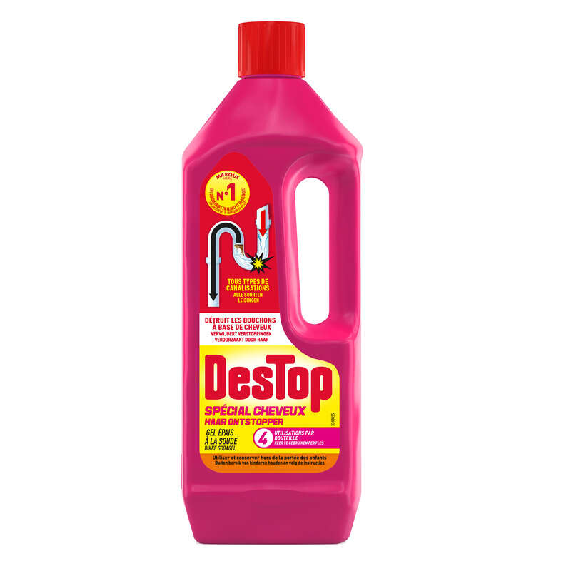 Destop Gel déboucheur spécial cheveux 1L Destop Gel déboucheur spécial cheveux 1L