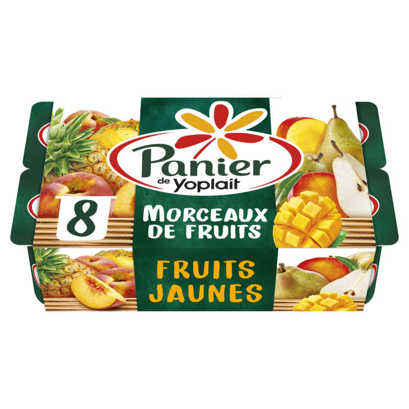 Yoplait Panier de Yoplait Fruits Jaunes 8x125g Yoplait Panier de Yoplait Fruits Jaunes 8x125g