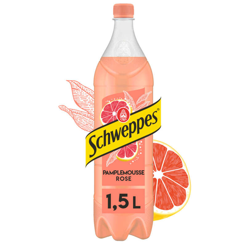 Schweppes Fruits pamplemousse Pet 1.5L Schweppes Fruits pamplemousse Pet 1.5L