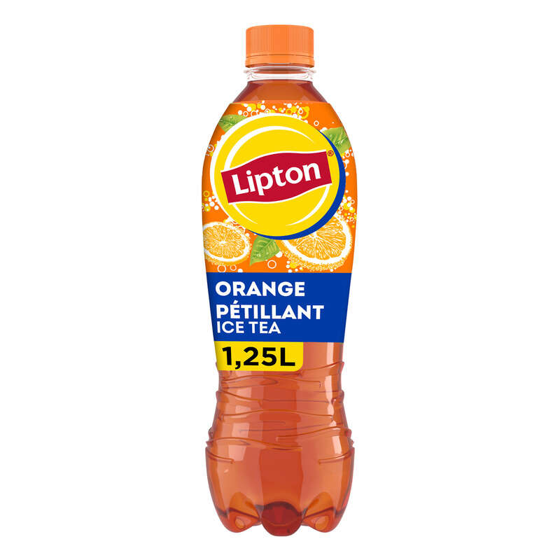 Lipton Ice Tea Thé Glacé Pétillant Saveur Orange 1,25L Lipton Ice Tea Thé Glacé Pétillant Saveur Orange 1,25L