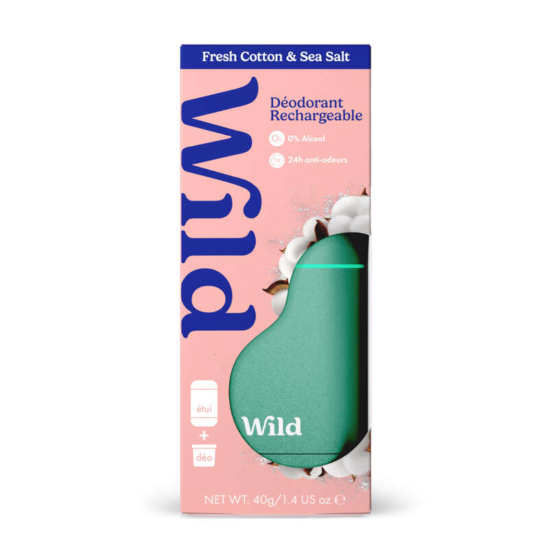 Wild Déodorant 24h Rechargeable avec Etui 40g Wild Déodorant 24h Rechargeable avec Etui 40g