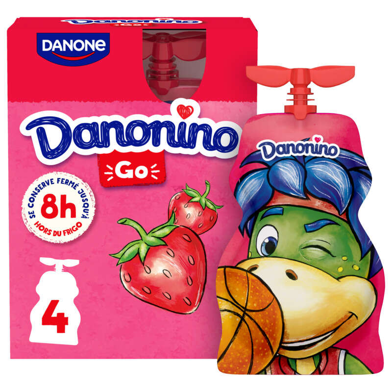 Danonino Yaourt à la Fraise / Banane 4x70g Danonino Yaourt à la Fraise / Banane 4x70g