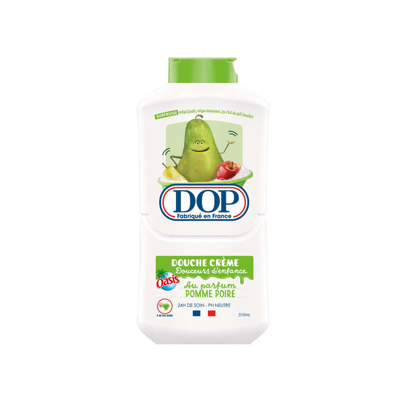 Dop Douche Crème douceurs d’enfance au parfum pomme poire 310ml Dop Douche Crème douceurs d’enfance au parfum pomme poire 310ml