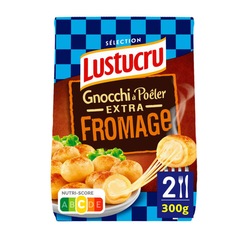 Lustucru Gnocchi à Poêler extra Fromage 300g Lustucru Gnocchi à Poêler extra Fromage 300g