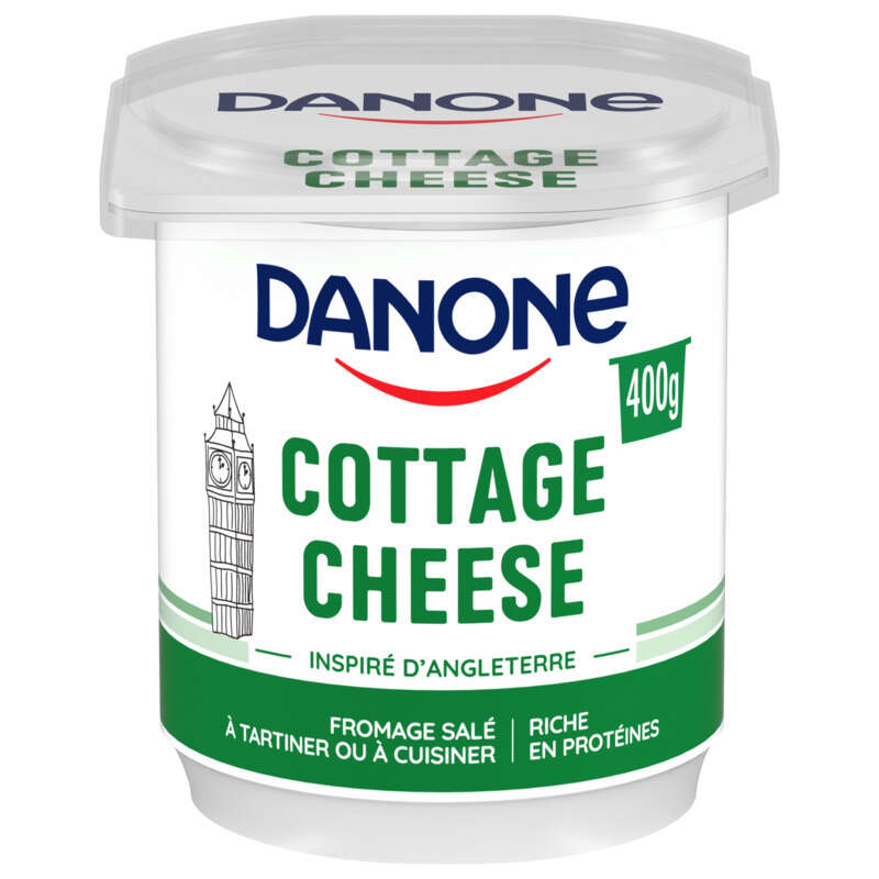 Danone Cottage Cheese Fromage Salé 400g Danone Cottage Cheese Fromage Salé 400g